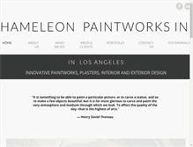 Tablet Screenshot of paintworks.us